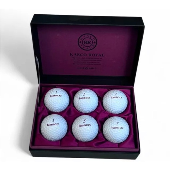 New!! KASCO ROYAL Luxury Golf Ball Gift Set. Made in Japan. - Picture 1 of 5